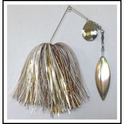 3/4 oz Spinnerbaits .051" Wire Custom White Blends